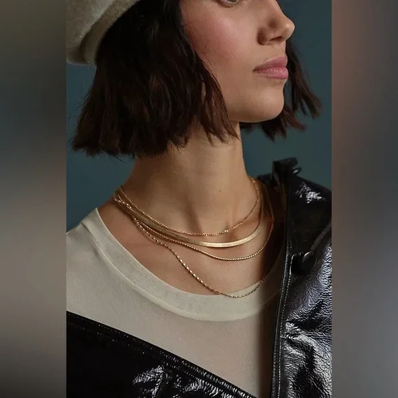 NWT Gold Plated Lara Layer Choker - Picture 4 of 4